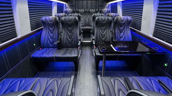 hartford 20 passenger sprinter van interior