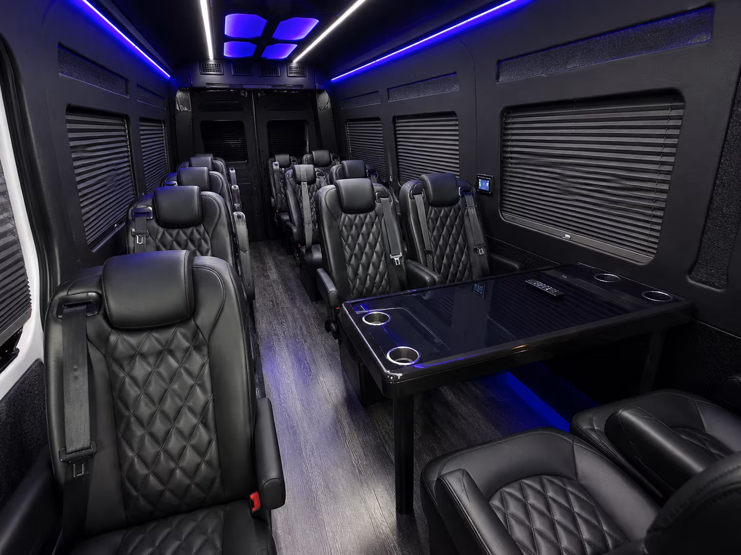 hartford 18 passenger sprinter van inside
