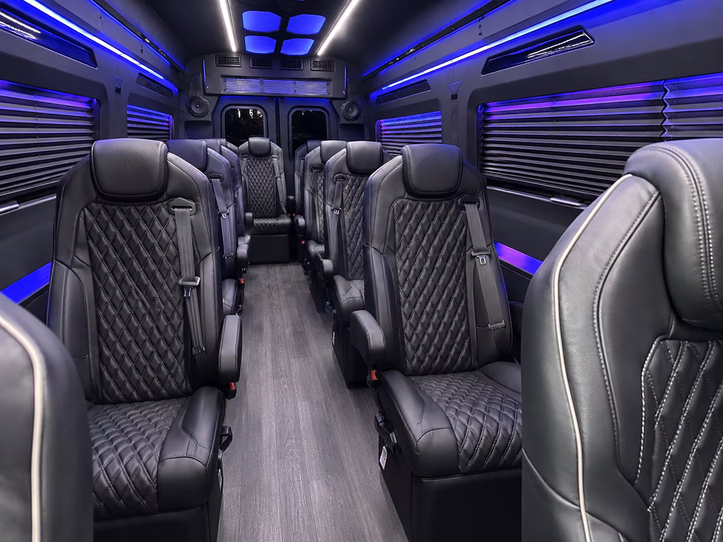 hartford 20 passenger sprinter van inside