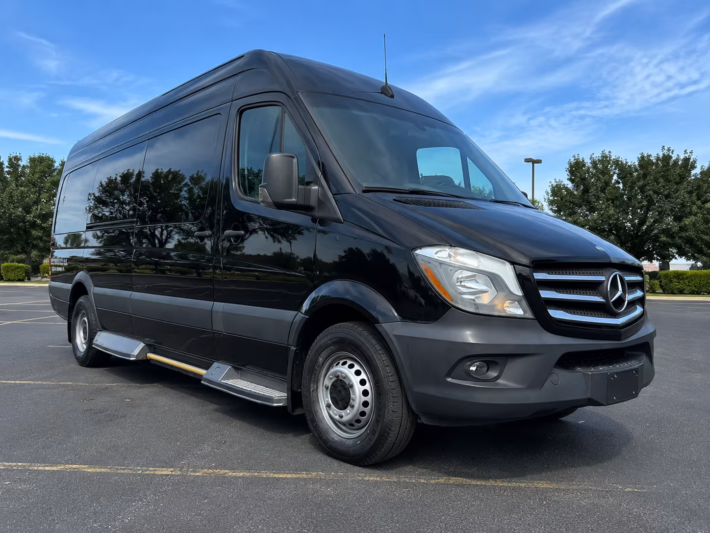 parent coordinated hartford prom sprinter van bookings with set pickup and return times